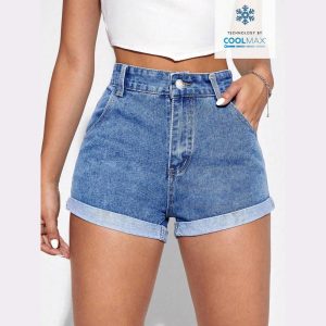 New 2026 Summer Wide-Leg Denim Shorts